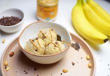 Receta: Helado de plátano con mantequilla de cacahuete y cacao Receta: Helado de plátano con mantequilla de cacahuete y cacao