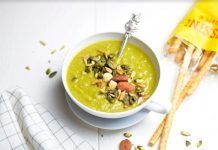 Receta: Sopa picante de verduras con pesto Receta: Sopa picante con pesto