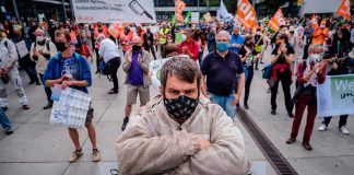Protests for an end to EU farm subsidies that bankroll industrial farming Three days of protest at the EU informal agriculture council in Koblenz (Germany)
