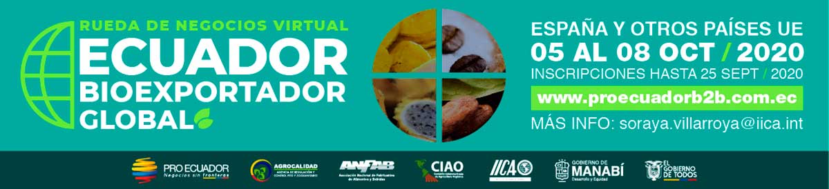 La primera Rueda de Negocios Virtual de productos eco de Ecuador en Europa se celebra en octubre