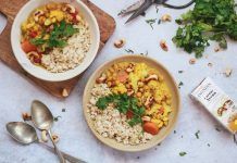 Receta: Korma de garbanzos con coliflor Receta korma de garbanzos