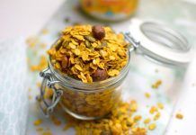 Receta: Granola con cúrcuma