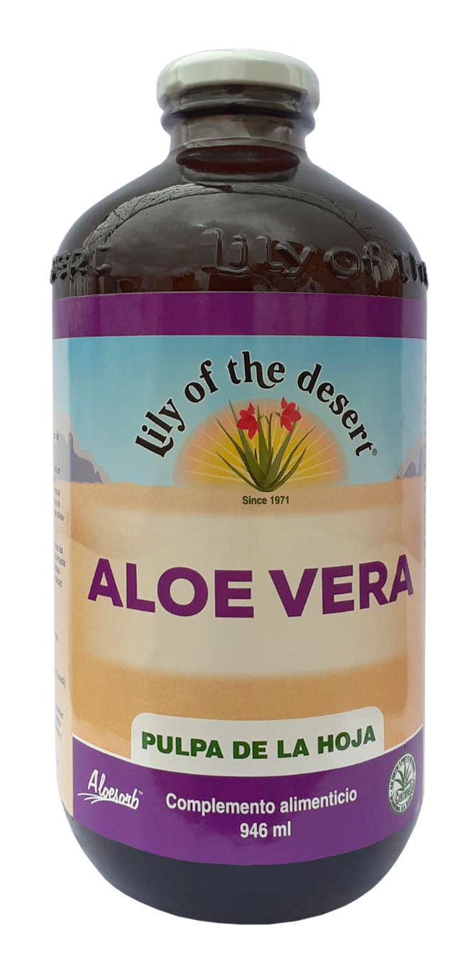 Zumo AloeVera Pulpa de la hoja vidrio_A83032N
