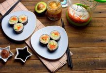 Receta: Sushi vegano picante Sushi vegano picante
