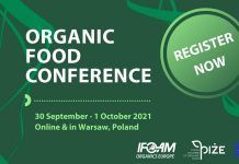 Organic Food Conference 2021: del 30 de setembre a l’1 d’octubre, en directe i online des de Varsòvia (Polònia) Organi
