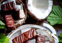 Receta: barritas de chocolate y coco heladas barritas de chocolate y coco heladas