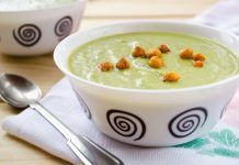 Receta: Cena saludable con esta deliciosa crema de brócoli y garbanzos cena saludable
