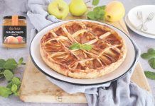 Receta: Tarta de manzana y compota de albaricoque