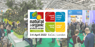 Join us at Natural & Organic Products Europe – ExCeL, London. 3-4 April 2022 Natural & Organic Products Europe