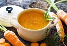 Detox: brous depuratius de pastanaga i carxofa caldo depurativo