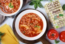 Receta: Sopa de lasaña vegana sopa de lasaña