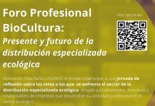 Jornada Profesional en BioCultura Madrid: «El presente y futuro de la distribución especializada ecológica»