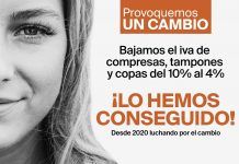 Veritas da por concluida una de sus reivindicaciones sociales por la aplicación del 4% de IVA en productos de higiene femenina Veritas IVA