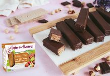 Recepta: Barretes d’avellana amb crema de cacauet i xocolata Barritas de avellana