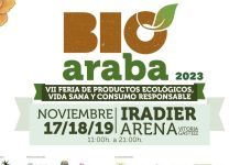 La VIII edició de la fira ecològica Bioaraba se celebrarà del 17 al 19 de novembre a Vitòria Gasteiz