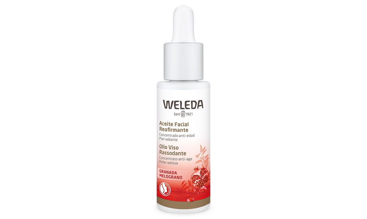 Aceite facial reafirmante de granada 30ml, de Weleda
