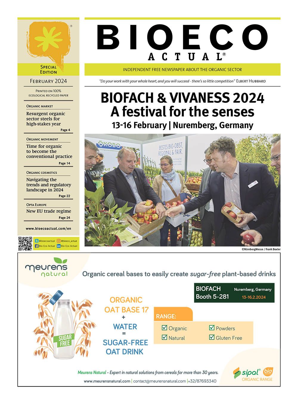 Portada_BioEcoActual_BioFach_Vivaness_2024