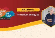 Kim Sorensen (Tentorium Energy SL): «Deseamos consolidarnos como fabricantes de referencia de alimentación funcional» Kim Sorensen Tentorium Energy SL