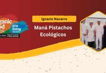 Ignacio Navarro (Maná Pistachos Ecológicos): «Apostar por un cultivo ecológico es sin duda el futuro. El mercado tiene que cambiar» Maná Pistachos Ecológicos