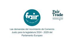 La Coordinadora Estatal de Comercio Justo pide a los partidos políticos compromisos firmes con la justicia económica, social y climática