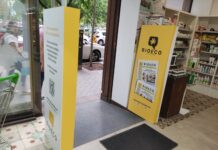 Herbolario Navarro instal·la cobreix alarmes de Bio Eco Actual a l’entrada d’establiments a València i Madrid