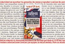 Veritas dona más de 30.000 euros recaudados con su chocolate solidario en favor de la salud mental chocolate solidario