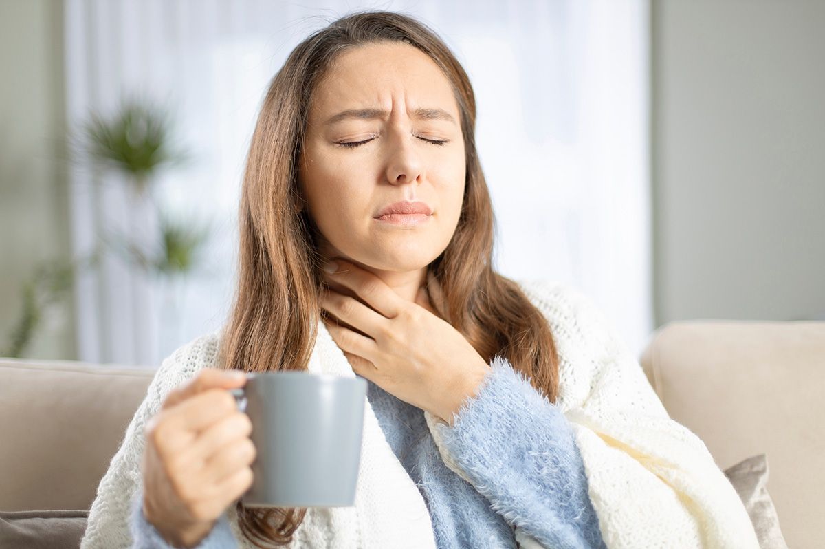dolor de garganta