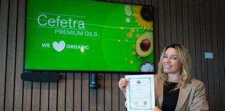 Cefetra Premium Oils: Emerging player in the nutritional oils market becomes organic certified Cefetra