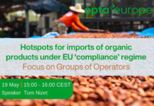Hotspots for imports of organic products under EU «compliance» regime, new webinar by OPTA Europe EU "compliance" regime