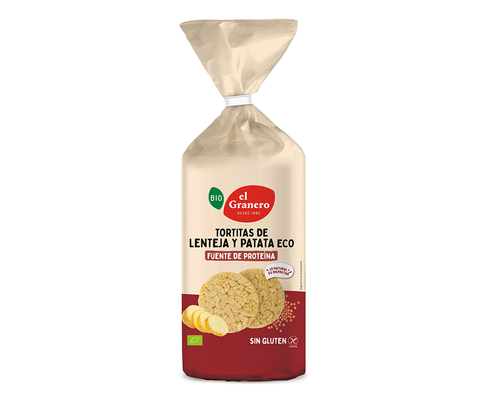  tortitas de lenteja y patata de El Granero
