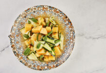 Dies calorosos? Combat-los amb el refrescant meló ecològic Ensalada de melón ecológico