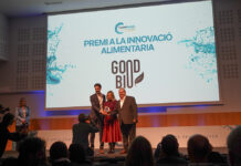 Good Bio Foods rep el Premi a la Innovació Alimentària 2025 per la seva aposta en aigües de quefir amb fruita de Lleida Good Bio Foods, Premi a la Innovació Alimentària 2025 del Clúster Català de Food Retail.