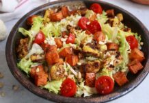 Receta: Tres ensaladas diferentes para disfrutar en otoño amanida de tardor amb moniato