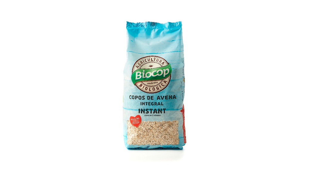 copos de avena instantáneos
