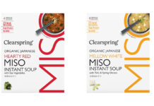 Clearspring relanza dos sopas de miso instantáneas, ahora 100 % ecológicas, con recetas mejoradas Clearspring Two Instant Miso Soups