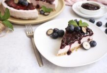 Recepta: Pastís de formatge vegà amb melmelada de nabius
