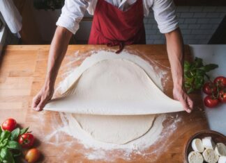 Tipus de massa ecològica per a pizza