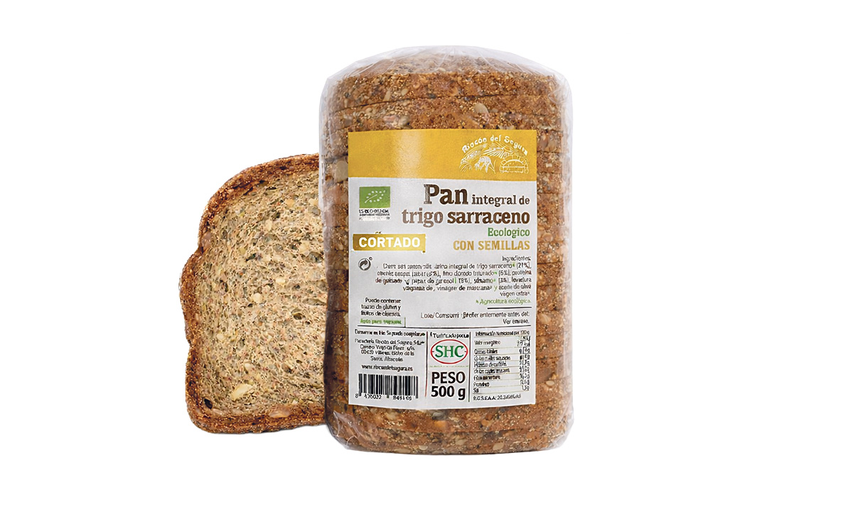 Pan de sarraceno con semillas, de Rincón del Segura