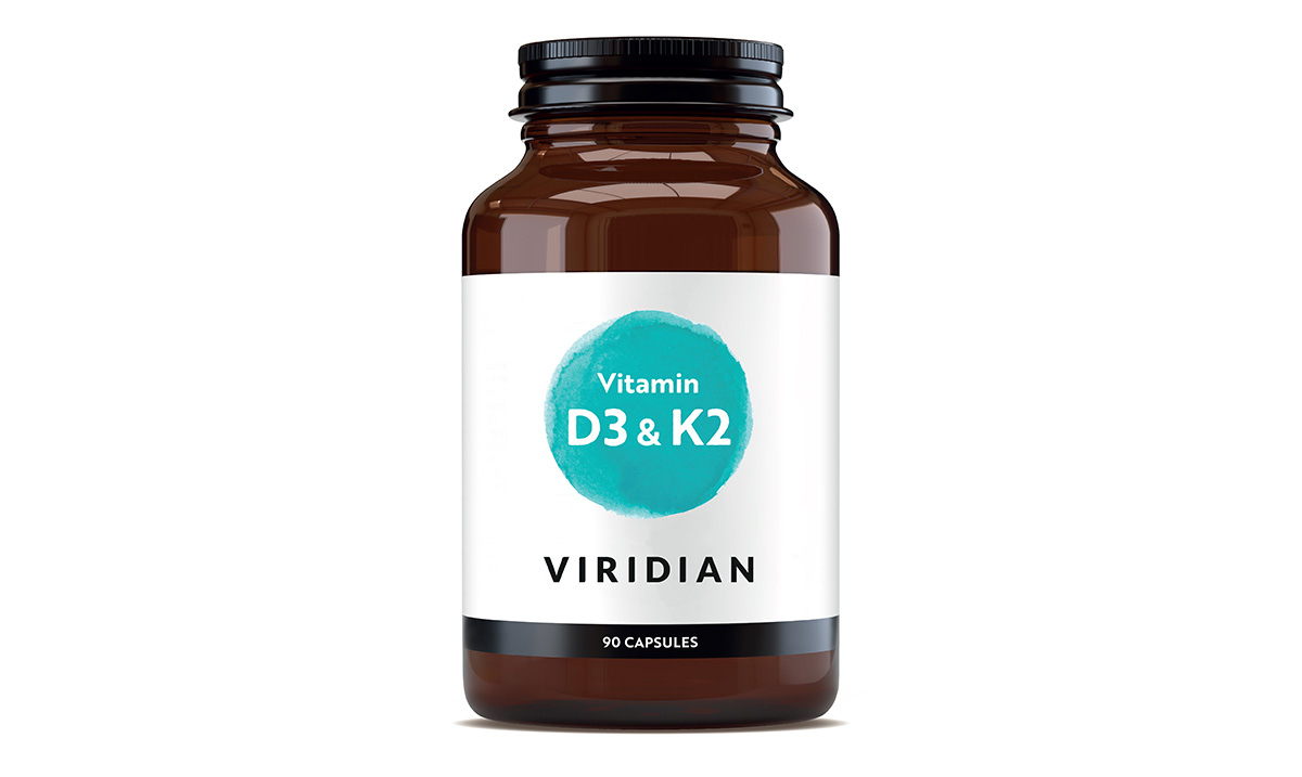 Vitamina D3 y K2, de Viridian