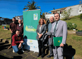 El huerto escolar ecológico, protagonista de una jornada de hermanamiento en Grado/Grau COPAE