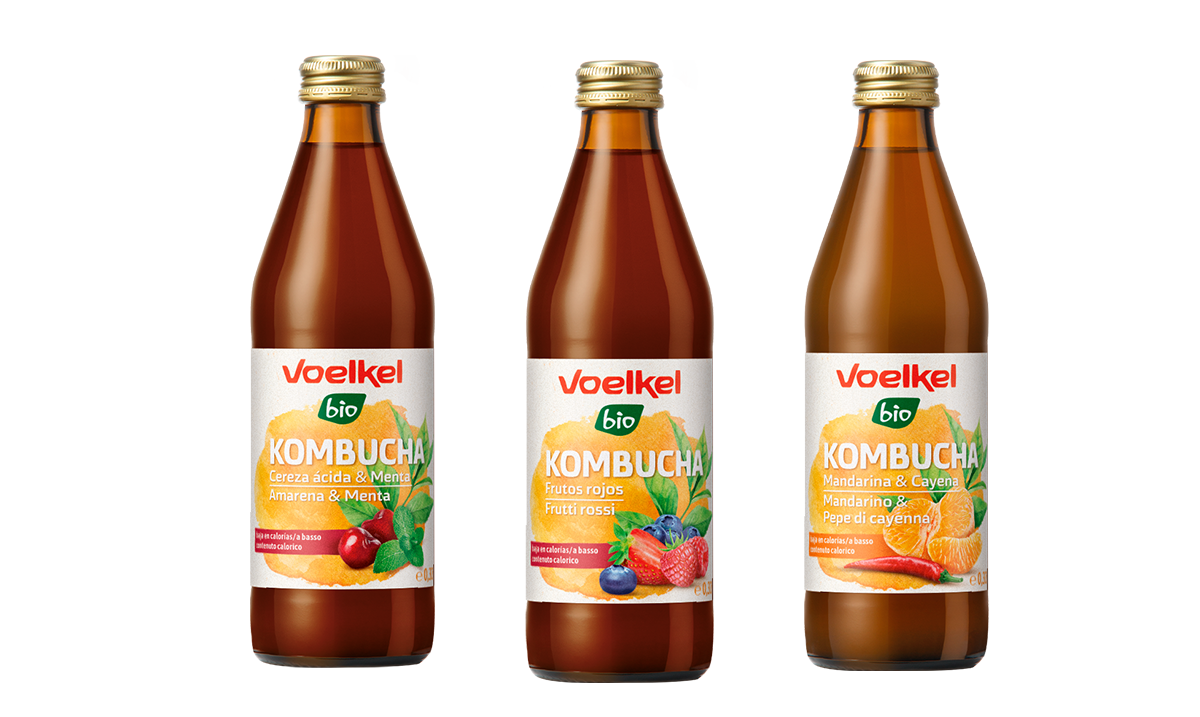 Kombuchas frutas, de Voelkel