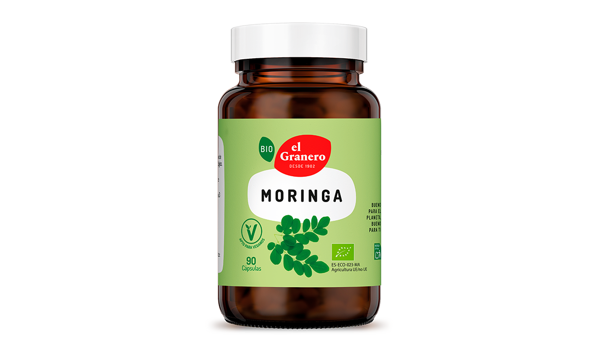 Moringa bio en cápsulas, de El Granero