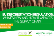 Webinar: “EU Deforestation-Free Products Regulation (EUDR): what’s new and how it impacts the supply chain” webinar opta