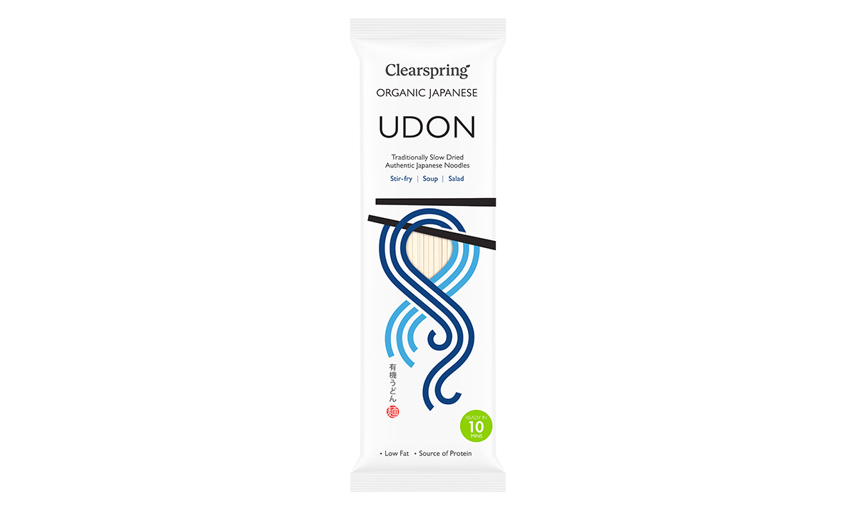 Fideos udon japoneses, de Clearspring