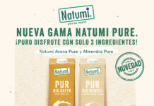 Natumi lanza la nueva gama Pure y suma el matcha a sus bebidas vegetales Natumi Pur