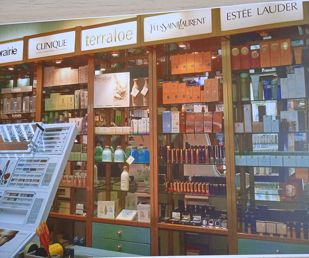 Presencia de Terraloe en perfumería selectiva