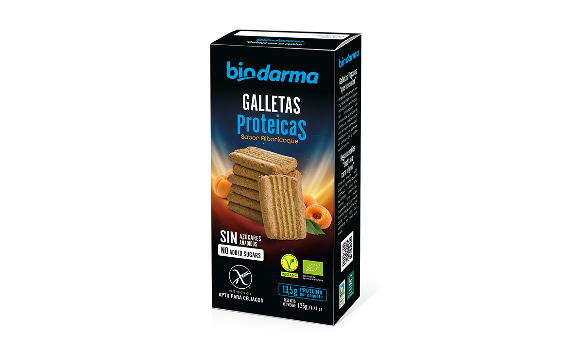 Galletas proteicas ecológicas, de Biodarma