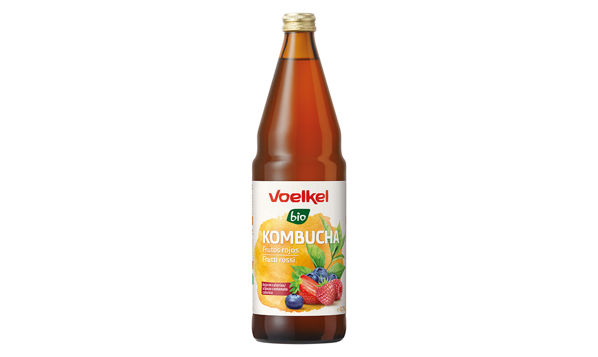 Kombucha Frutos Rojos, de Voelkel