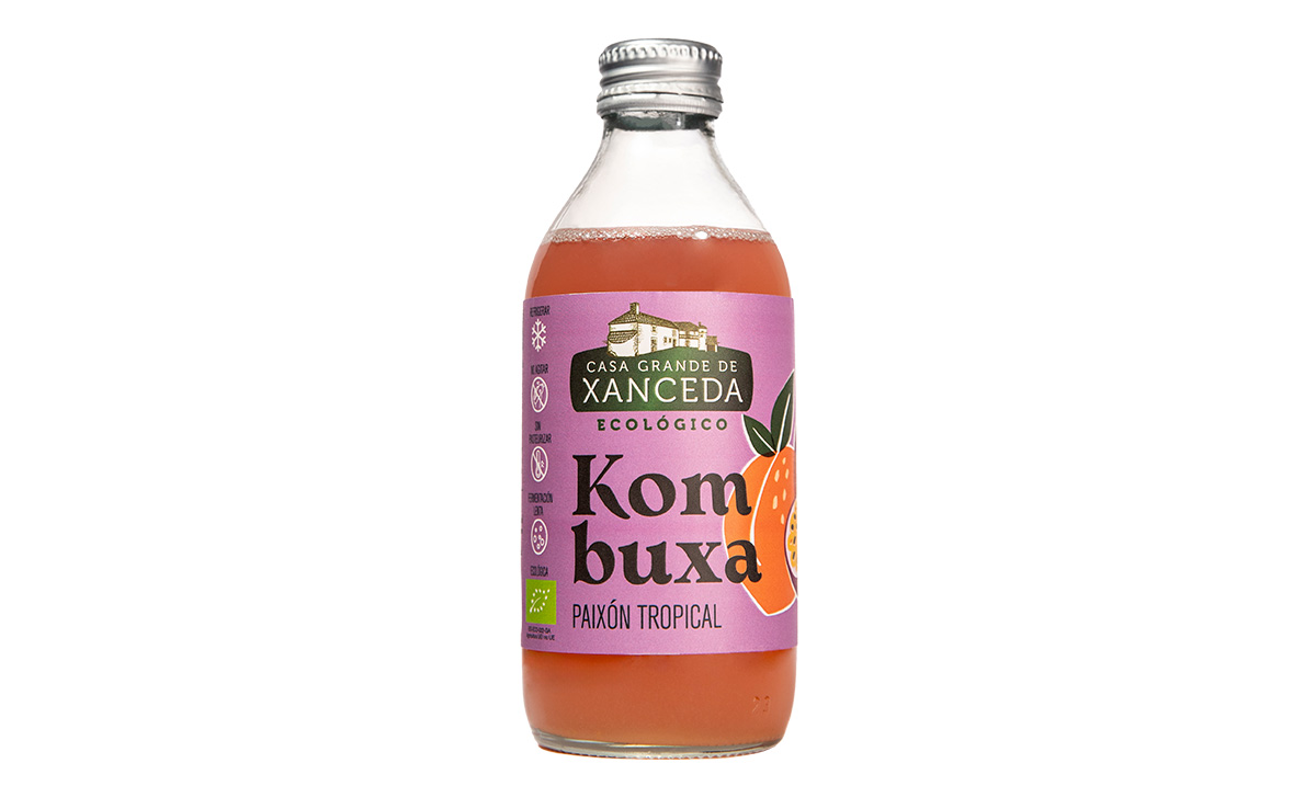 Kombuxa Paixón Tropical, de Casa Grande de Xanceda