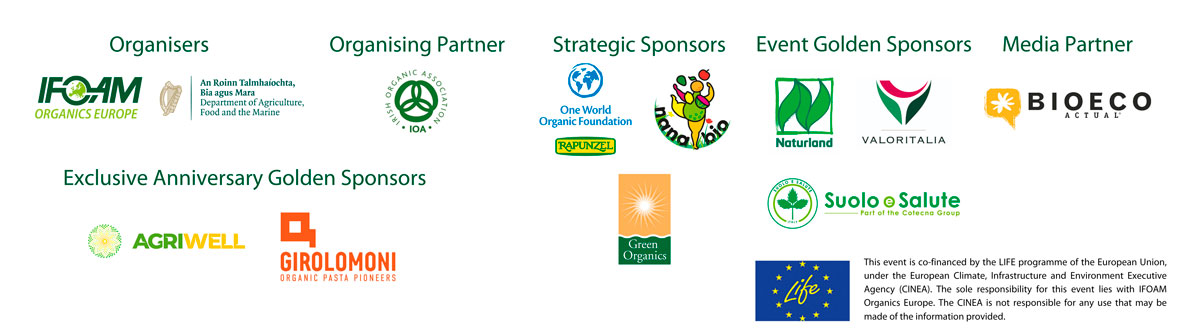 Patrocinadors de l’European Organic Congress 2026